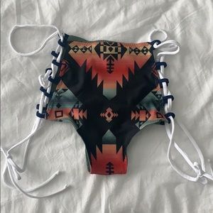 Savage swim high waisted bikini bottoms